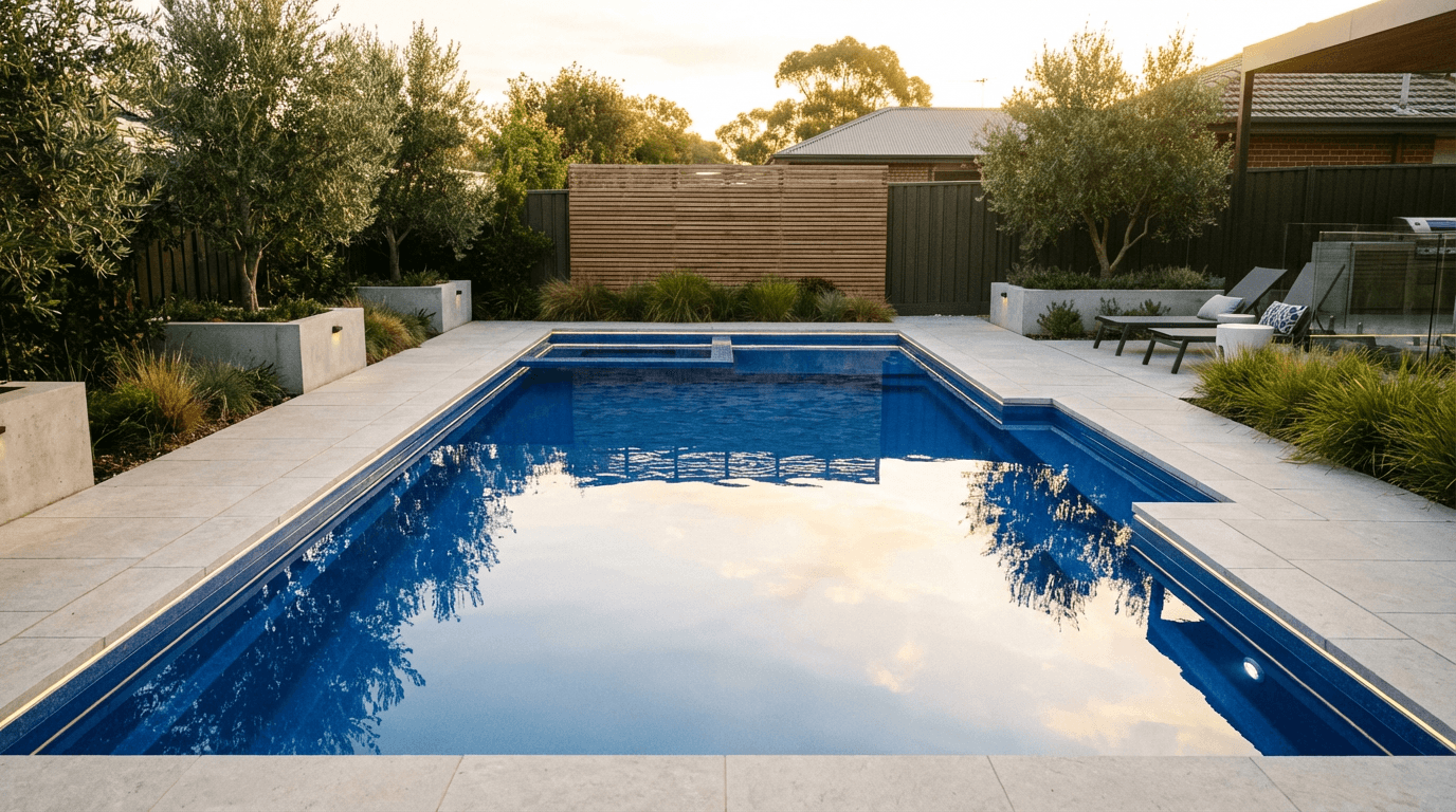 Premium fibreglass pool renovation - Built to last with marine-grade materials